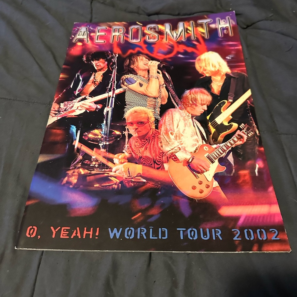 Aerosmith O Yeah World Tour Book 2002.